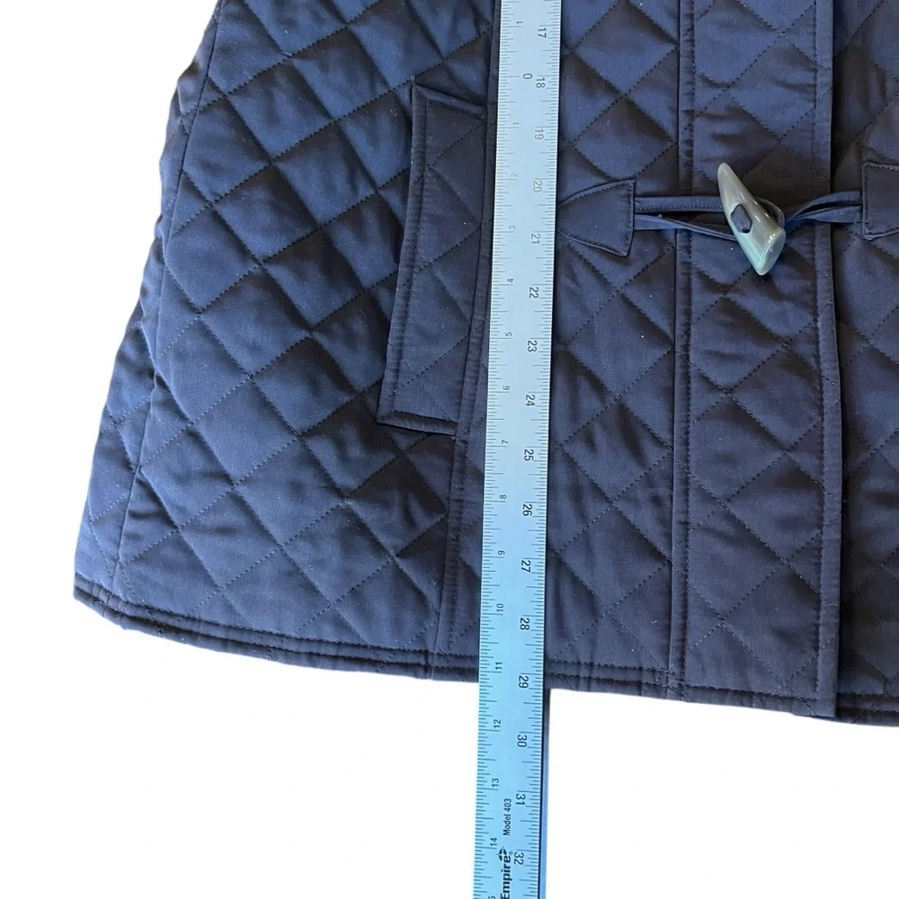 NWT Espirit Women's Brown Quilted Parka Jacket Size XL